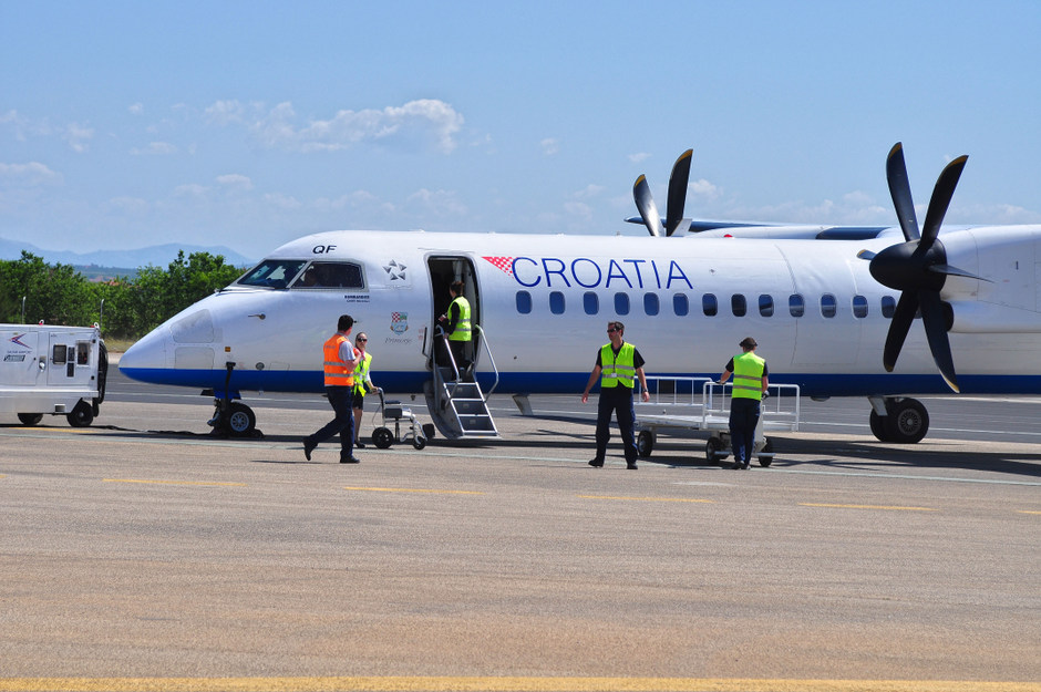 Zračna luka Zadar, Croatia Airlines (Foto: Žeminea Čotrić / Antena Zadar)