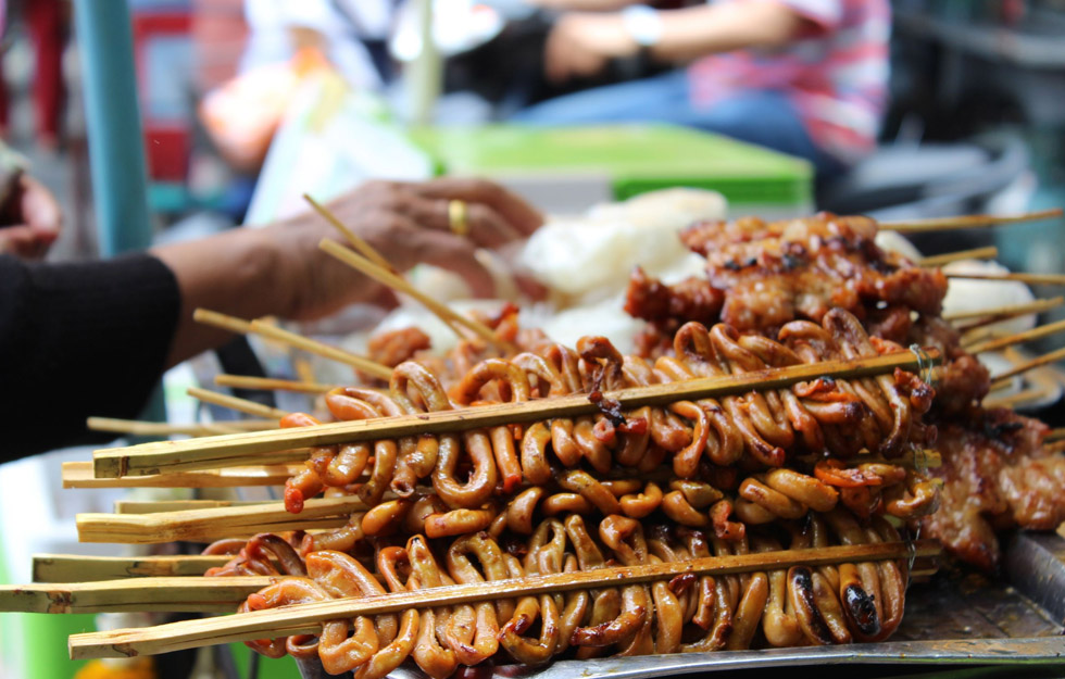 Bankok, Tajland, azijska hrana