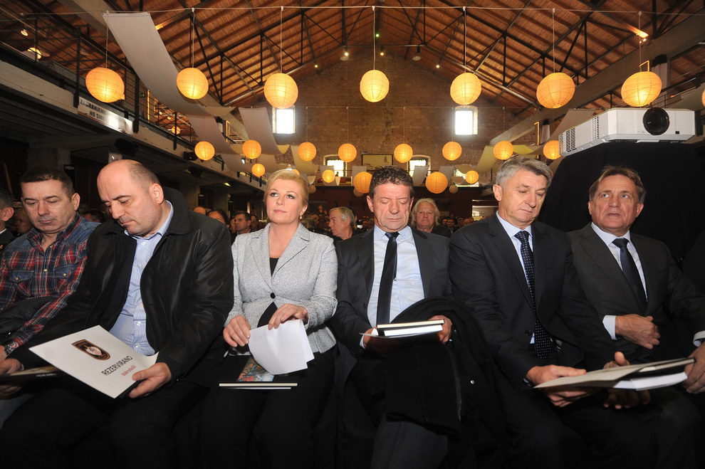 Milijan Brkić, Kolinda Grabar Kitarović, Željko Dilber