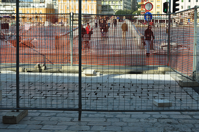 Novo popločenje kod mosta