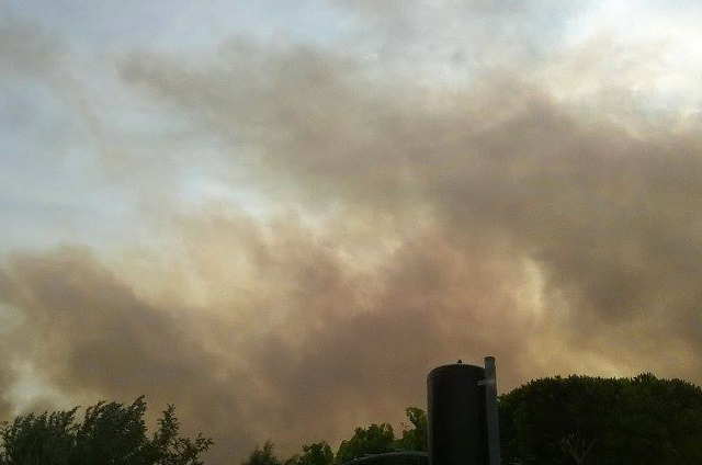 Dim požara u Kožinu