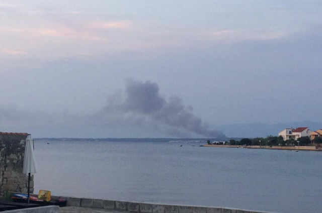 Požar u Kožinu iz Ugljana