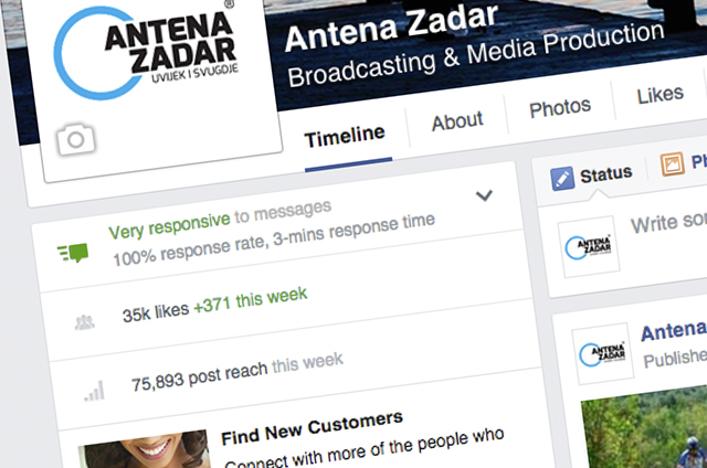 Facebook Antene Zadar