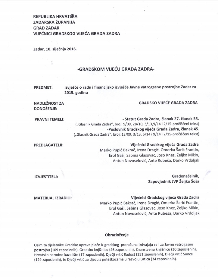 Vatrogasci, Pupić Bakrač