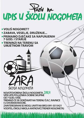 Zara, škola nogometa
