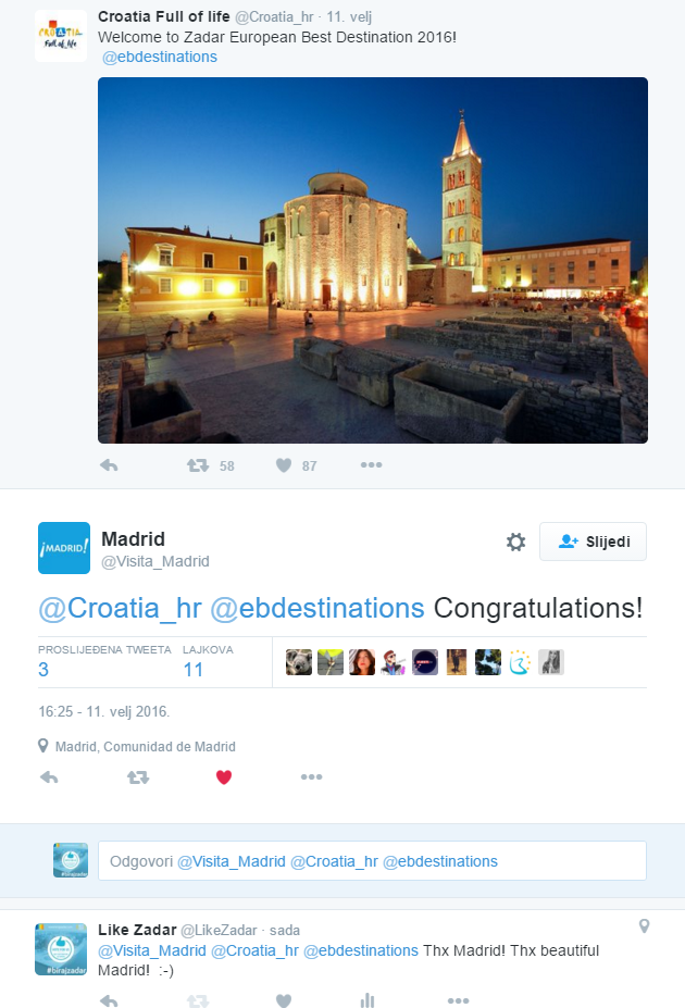 Madrid Congratulations twitter 11.02