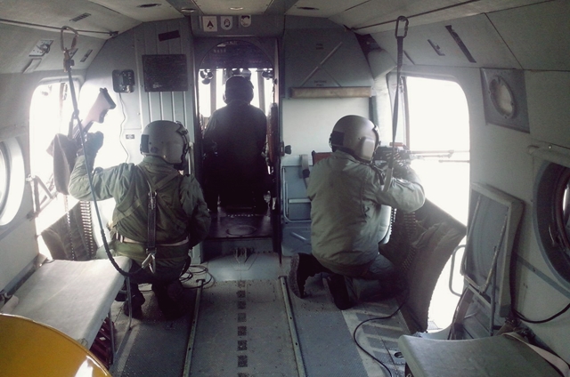 Vježba gađanja iz helikoptera, poligon Crvena zemlja