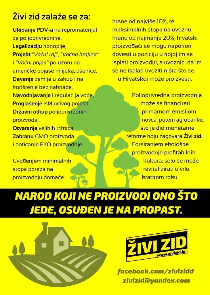 Plakat Zivog zida