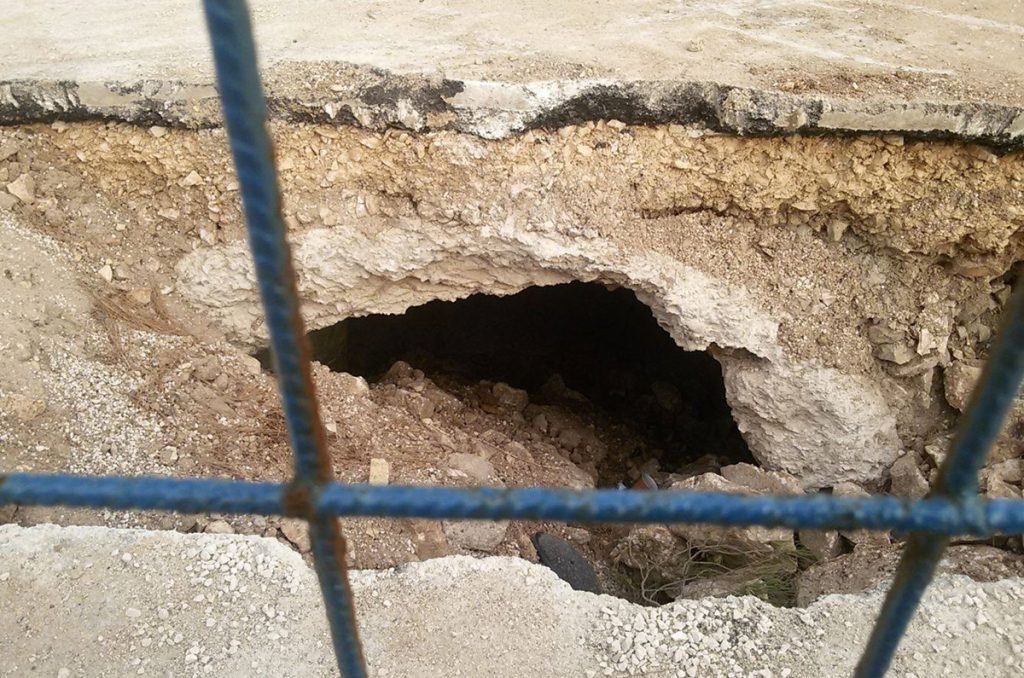 Arbanasi, uništen bunker od strane Odvodnje