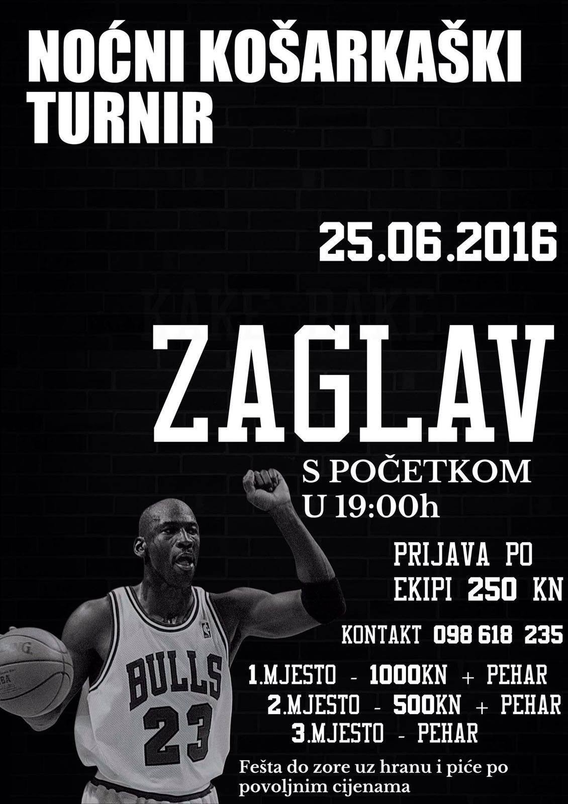 Zaglav noćni košarkaški turnir