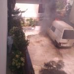 Zapaljeni kombi Plovanija (4)