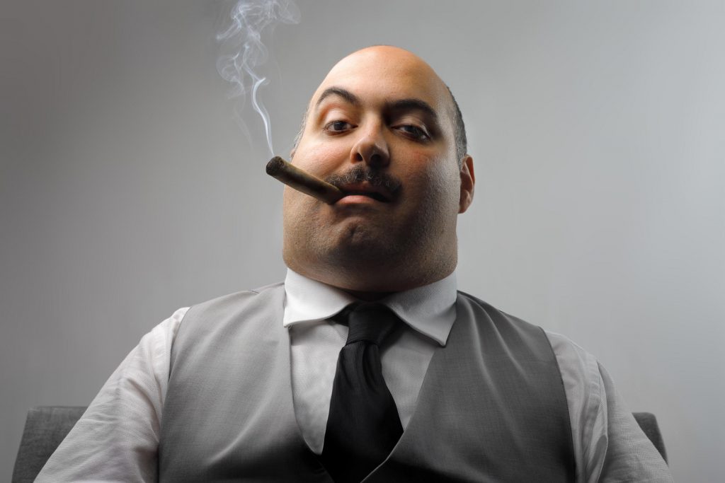 Šef debljina direktor bankar