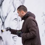 Grafit na Smiljevcu, Tornado, crtanje