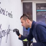 Grafit na Smiljevcu, Tornado, crtanje