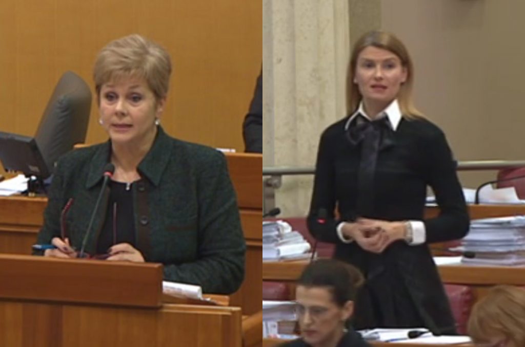 Grozdana Perić, Sabina Glasovac