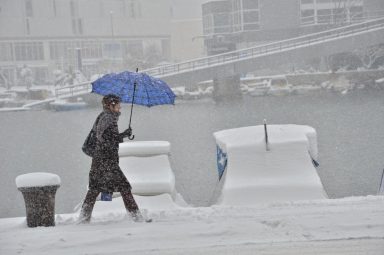Snijeg u Zadru (Foto: Ivan Katalinić / Antena Zadar)