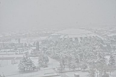 Snijeg u Zadru (Foto: Ivan Katalinić / Antena Zadar)