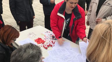 SDP, Renata Sabljar Dračevac, prikupljanje potpisa