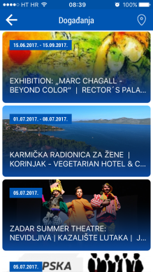 App Zadar Travel events