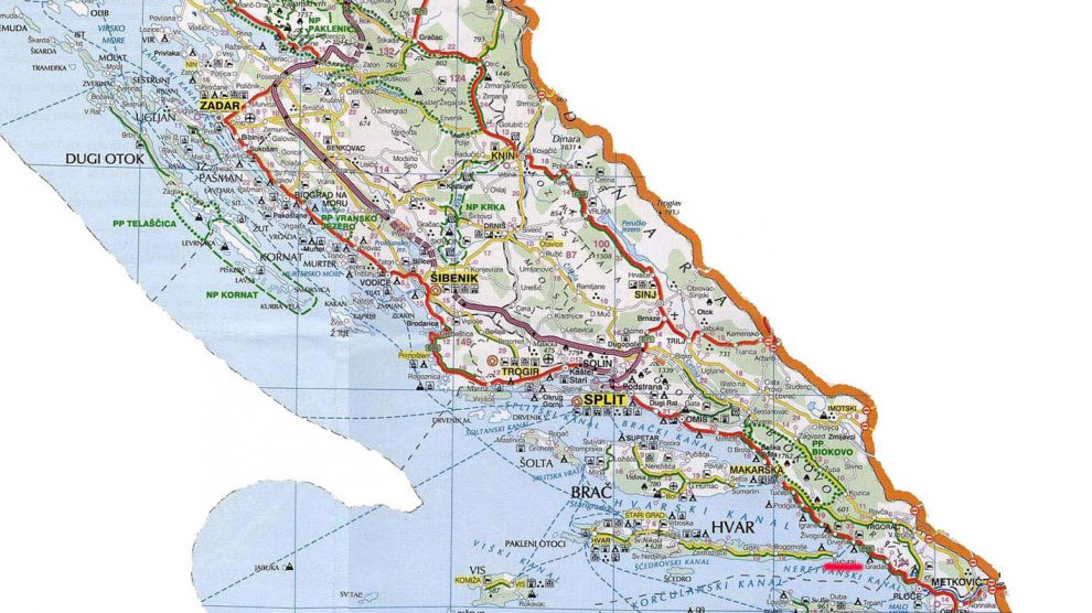 karta hrvatske dalmacija Na današnji dan 1943. okupirani dijelovi Dalmacije vraćeni  karta hrvatske dalmacija