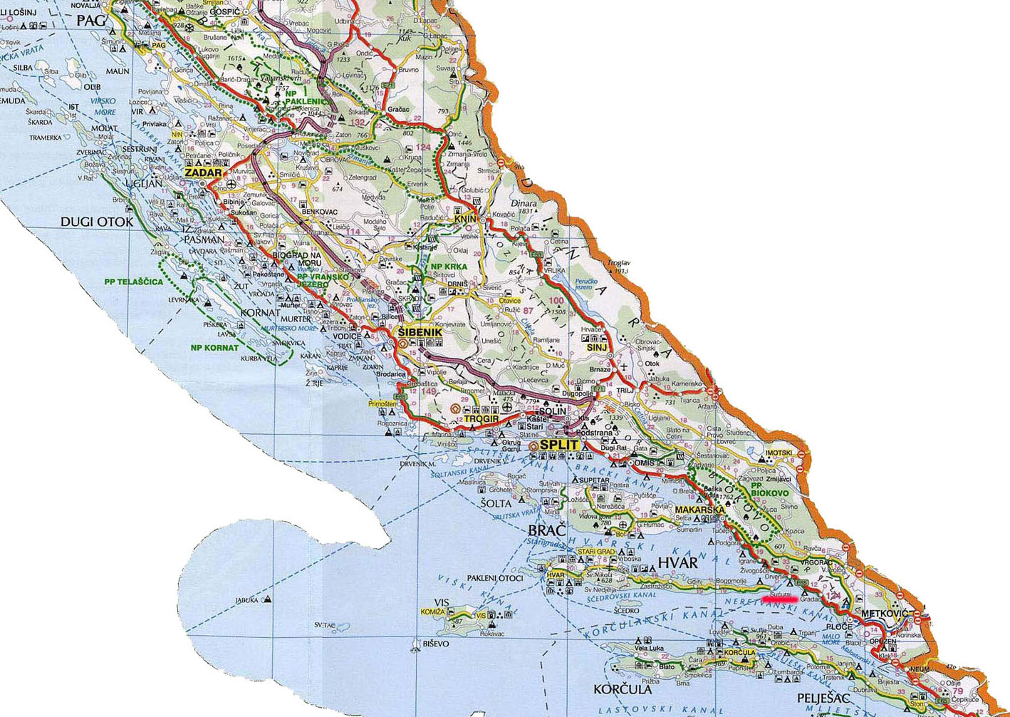 dalmacija karta hrvatske Na današnji dan 1943. okupirani dijelovi Dalmacije vraćeni  dalmacija karta hrvatske