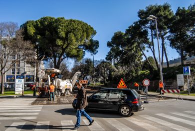 radovi,rekonstrukcija ceste,ulica bana j.jelačića