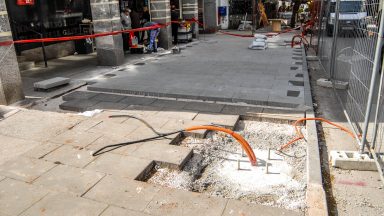 ulica stjepana radica,poplocavanje nogostupa-4