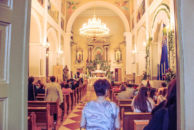 blagdan gospe loretske u arbanasima, crkva u arbanasima