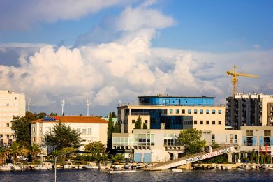 veslacki, zadar, veslacki klub, zgrada euroherc, vrijeme, vremenska prognoza, ljeto, oblacno, oblaci