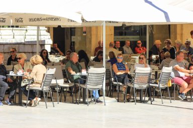 kava, špica, građani