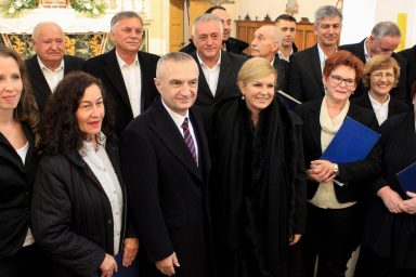predsjednica rh kolinda grabar kitarovic, predsjednik albanije