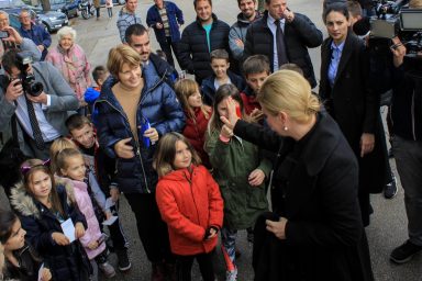 predsjednica rh kolinda grabar kitarovic, mladi, vrtic, djeca
