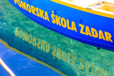 pomorska skola zadar, brodica