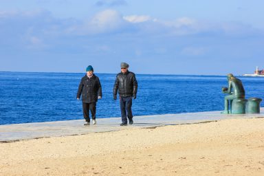umirovljenici, setnja, razgibavanje, riva, spiro brusina