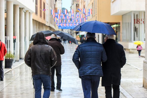 kisa, kisobran, vrijeme, vremenska prognoza, zima