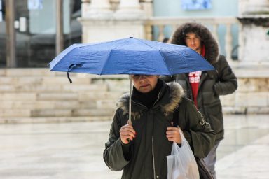 kisa, vrijeme, vremenska prognoza, kisobran, zima