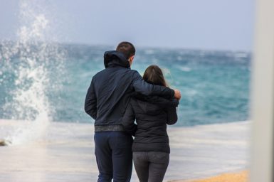 vrijeme, vremenska prognoza, jugo, nevera, bura, ljubav, valentinovo, cura i decko, ljubavni par, ljubavna veza