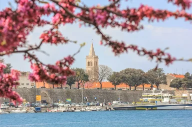 zadar, vrijeme, vremenska prognoza, proljece, stosija, grad, zidine