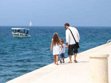 obitelj, samohrani otac, tata, djeca, ljeto, vrijeme, vremenska prognoza, otac