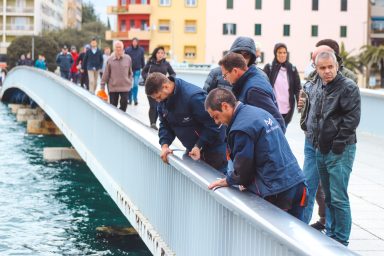 gradski most, zadarski most, popravak