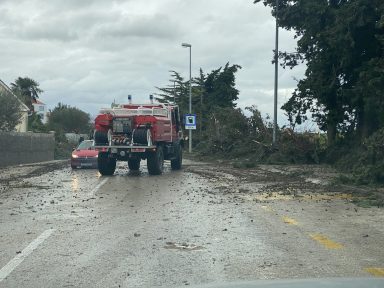 pijavica, nevrijeme, vjetar