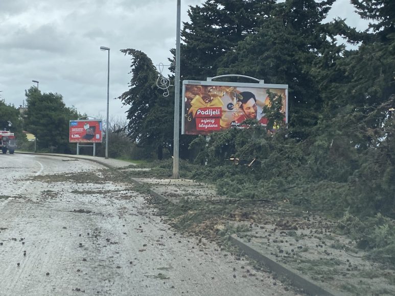 pijavica, nevrijeme, vjetar