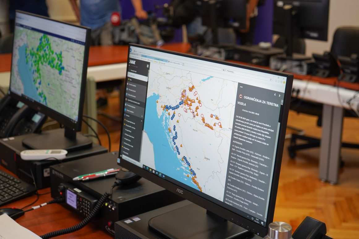 Operativna centrala, promet, hak, a1