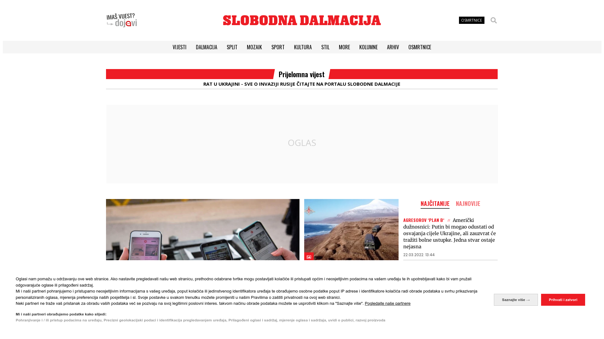 Slobodna dalmacija oglasi
