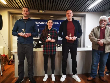 Najbolji seniori Filip Tomas, Vanja Petrović i Marko Blaić