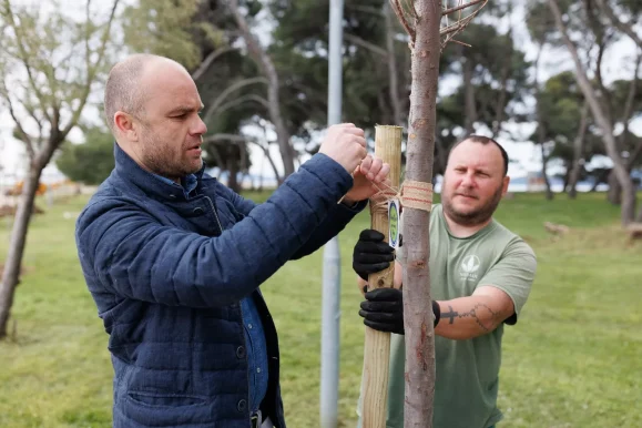 2 Sadnja stabala Zadar 19.4.2023, Foto Bojan Bogdanić