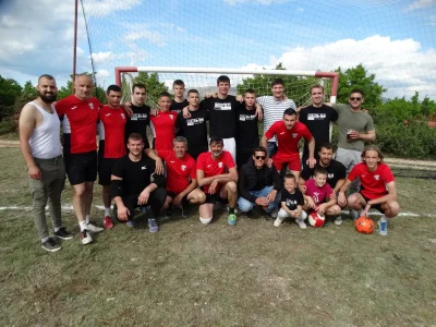 Ekipe koje su igrale za 3. mjesto-Jadaran Prović i Info pruga Bibinje