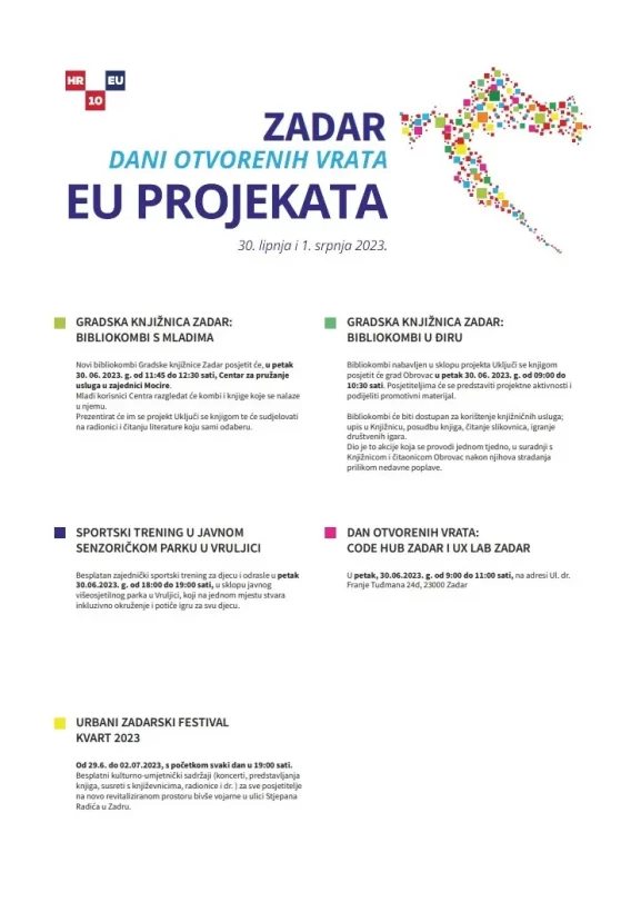 ZADAR DANI OTVORENIH VRATA EU PROJEKATA 2