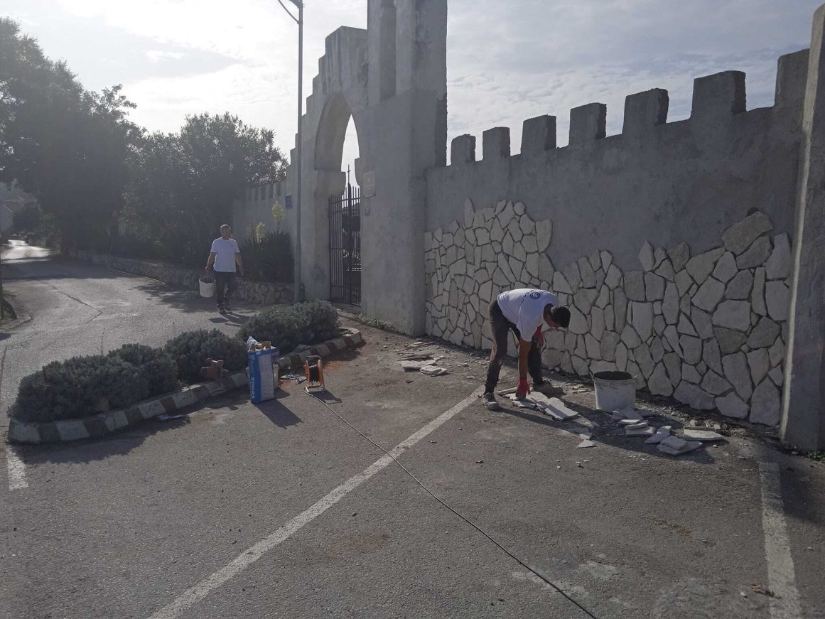 uredjenje groblja u tkonu1