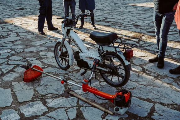 Policijska drazba, kosilica, motor, tomas, motocikl FOTO Matija Lipar-43